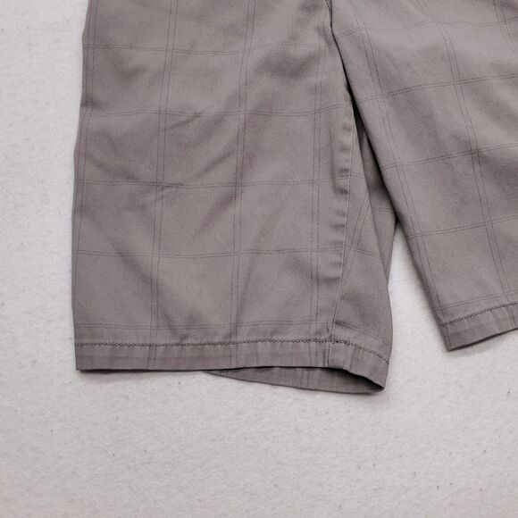 Quicksilver Button Zip Casual Chino Medium Wash Shorts Mens Size 29 Gray - Picture 6 of 8